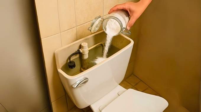 8 Raisons de Mettre du Bicarbonate de Soude dans le Réservoir de vos Toilettes dès Maintenant.