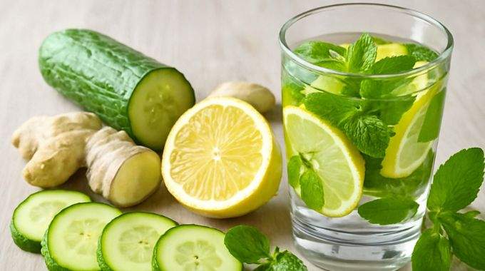 9 Raisons pour Lesquelles vous Devriez Boire une Boisson au Concombre, Gingembre, Menthe et Citron Chaque Jour.
