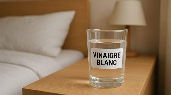 La raison pour laquelle vous devriez laisser un verre de vinaigre blanc à côté du lit : une astuce incroyable