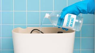 Le secret d’un réservoir toujours propre : un peu de vinaigre une fois par mois