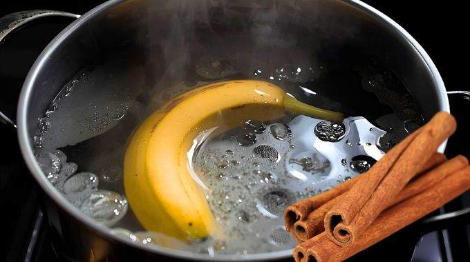Faites bouillir une banane avec de la cannelle, c’est un remède naturel très puissant… 
