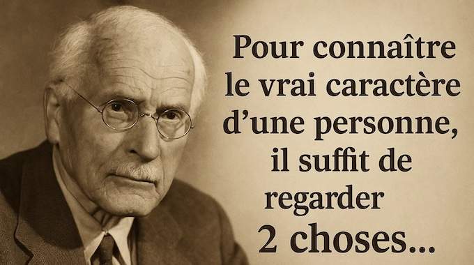 Pour connaître le vrai caractère d'une personne, il suffit de regarder 2 choses...