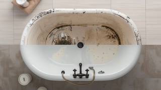 Ma grand-mère m'a appris cette astuce pour nettoyer la baignoire en seulement 2 minutes sans effort Voici comment faire