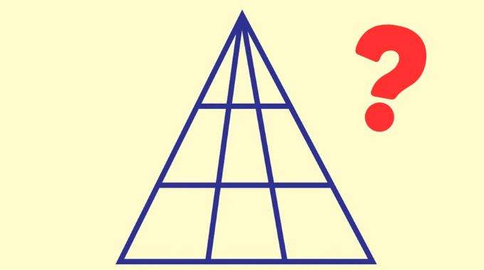 Saurez-vous dire combien de triangles se cachent dans cette image ? Seulement 1 % des gens trouvent la bonne réponse