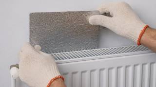 Chauffage papier alu