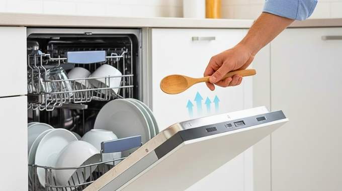 "Je mets maintenant une cuillère en bois dans le lave-vaisselle à chaque lavage" : le résultat est bluffant