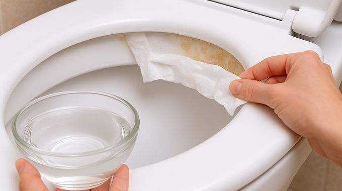 Marre du tartre incrusté sous le rebord des toilettes ? Essayez cette astuce simple et sans effort”