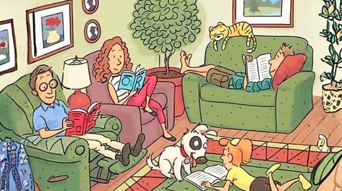 Six mots sont cachés dans cette photo de famille : seuls les plus observateurs les remarqueront