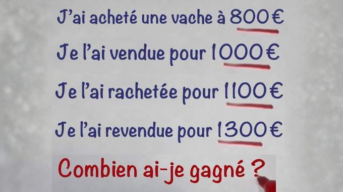 Cette énigme de la vache rend fous les internautes : saurez-vous trouver la bonne réponse ?