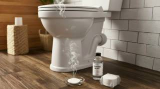 Les experts du nettoyage valident cette astuce : du coton et du vinaigre neutralise d&eacute;finitivement les odeurs des toilettes