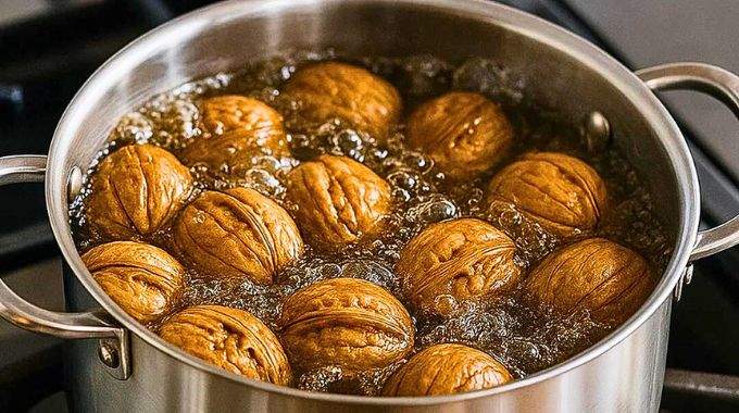 Nos grands-m&egrave;res mettaient des noix dans l&rsquo;eau bouillante, une astuce ancestrale toujours utile aujourd&rsquo;hui
