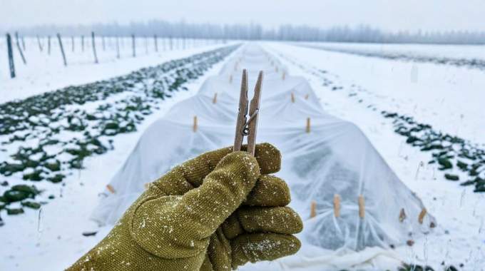 Pourquoi de plus en plus de jardiniers mettent une pince &agrave; linge sur leurs plantes pour les prot&eacute;ger du gel