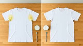 Taches de transpiration sur le blanc : le geste simple qui sauve vos v&ecirc;tements (m&ecirc;me apr&egrave;s plusieurs lavages rat&eacute;s)