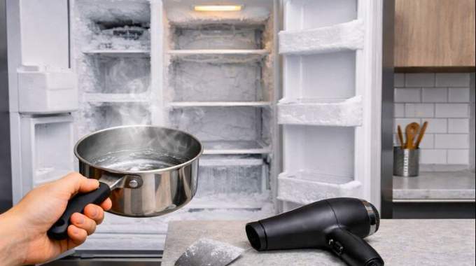 Fini la glace dans le cong&eacute;lateur : voici la m&eacute;thode pour avoir un appareil propre et emp&ecirc;cher le givre de revenir
