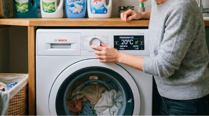 Machine &agrave; laver : 8 foyers sur 10 n'utilisent jamais cette temp&eacute;rature ; pourtant elle fait &eacute;conomiser 62% d'&eacute;lectricit&eacute;