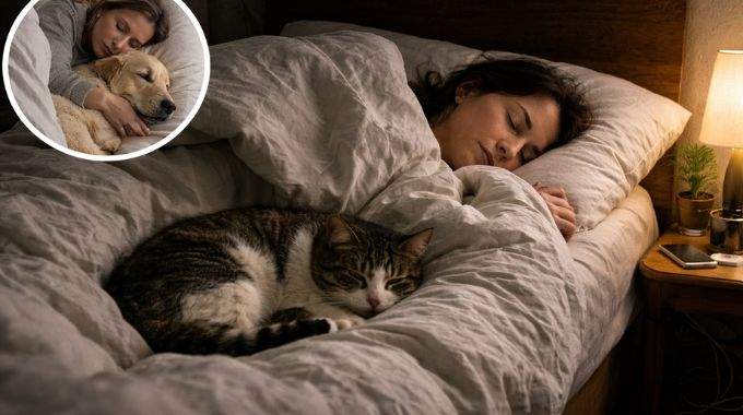  49% des Fran&ccedil;ais font dormir leur chien ou leur chat dans leur chambre