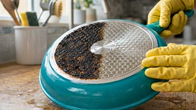 Comment enlever le br&ucirc;l&eacute; sous les casseroles facilement