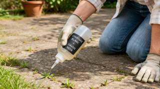 Mauvaises herbes : ce produit cach&eacute; sous votre &eacute;vier les emp&ecirc;che d&eacute;finitivement de repousser