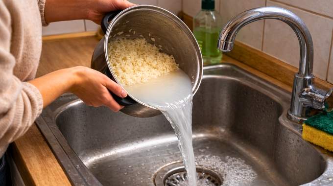 Arr&ecirc;tez tout : voici pourquoi jeter l'eau de riz est une &eacute;norme erreur