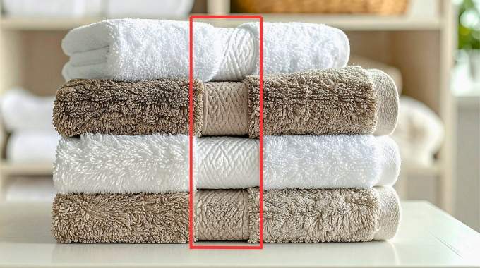 Au fait savez-vous &agrave; quoi servent les bandes de tissu sur les serviettes de bain
