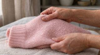 Feutrage accidentel : l'astuce m&eacute;connue des tricoteuses pour sauver un pull en laine r&eacute;tr&eacute;ci