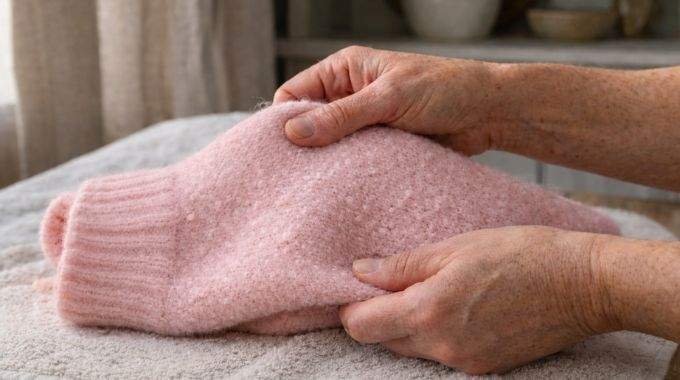 Feutrage accidentel : l'astuce m&eacute;connue des tricoteuses pour sauver un pull en laine r&eacute;tr&eacute;ci