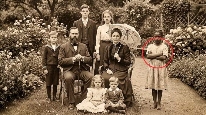 Personne n&rsquo;avait remarqu&eacute; la jeune esclave sur le portrait jusqu&rsquo;&agrave; ce qu&rsquo;un zoom r&eacute;v&egrave;le ce qu&rsquo;elle portait