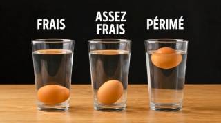 Plongez-les dans l'eau 5 astuces pour v&eacute;rifier la fra&icirc;cheur des &oelig;ufs