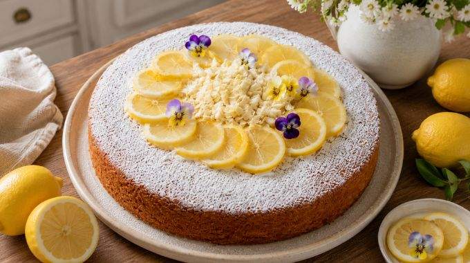 Ce g&acirc;teau italien citronn&eacute; sans farine a une texture si moelleuse que personne ne croit &agrave; la liste des ingr&eacute;dients