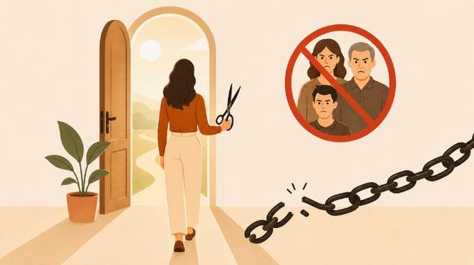 Couper des liens avec des membres de la famille toxiques est un acte sain