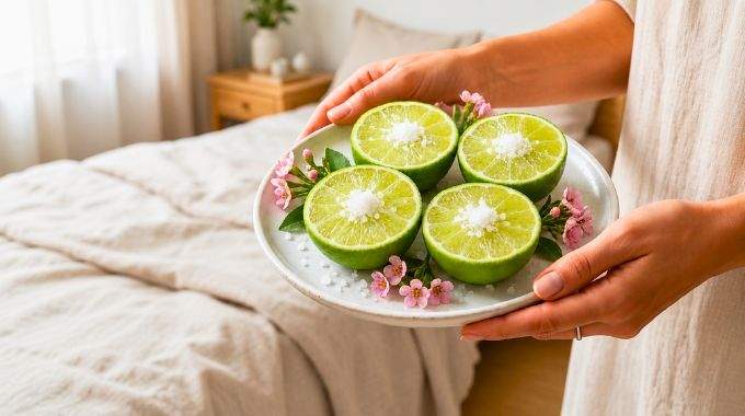 Coupez un citron en 4 ajoutez du sel et placez-le dans votre chambre: cette astuce va changer votre vie