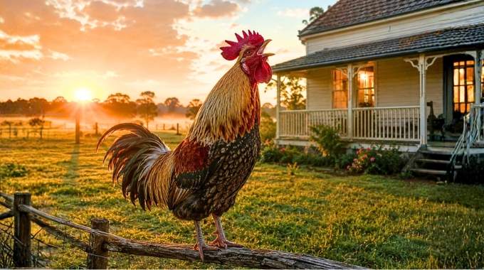 Le coq du voisin chante trop fort et trop t&ocirc;t pour eux ils portent plainte