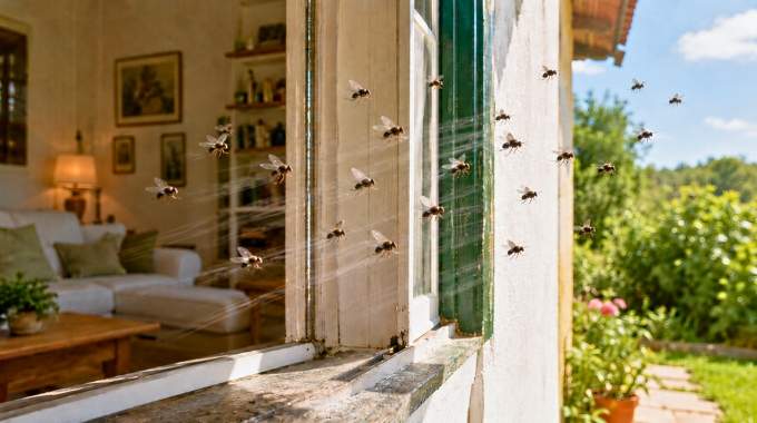 Les mouches ne rentrent jamais dans les pi&egrave;ces qui ont cet objet pr&egrave;s de leur porte