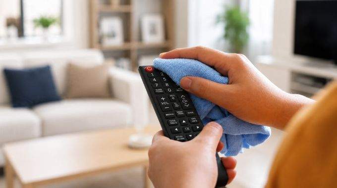 Voici comment nettoyer votre t&eacute;l&eacute;commande et &eacute;viter la prolif&eacute;ration des bact&eacute;ries