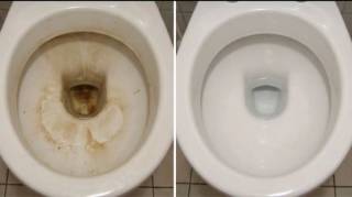 Fond de toilettes entartr&eacute; : le secret naturel pour tout nettoyer sans frotter