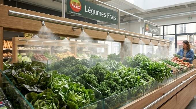 "La v&eacute;rit&eacute; enfin r&eacute;v&eacute;l&eacute;e" : pourquoi Grand Frais brumise ses &eacute;tals de fruits et l&eacute;gumes