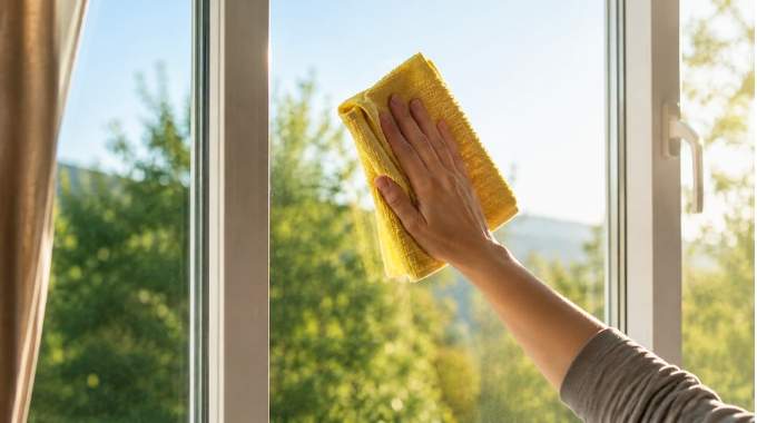 Nettoyage des vitres &agrave; la glyc&eacute;rine &ndash; pour une brillance durable