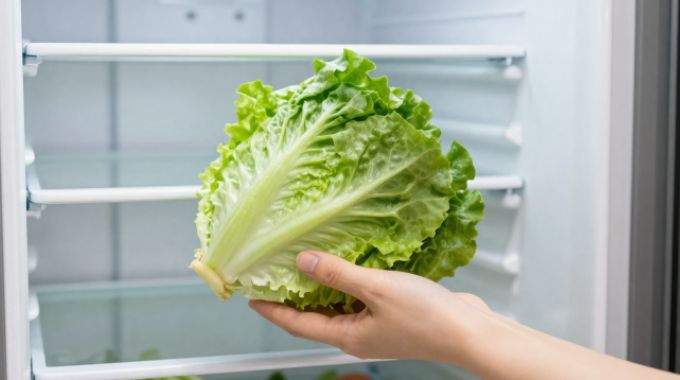 Salade verte: cette astuce avec un morceau de pain dur la garde croquante jusqu'&agrave; un mois au frigo