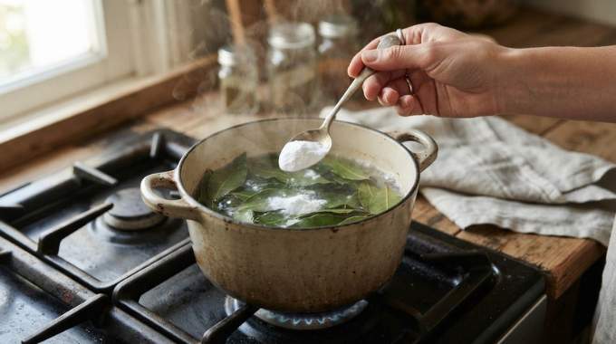 Faire bouillir des feuilles de laurier avec du bicarbonate de soude : &agrave; quoi &ccedil;a sert et pourquoi c&rsquo;est recommand&eacute; ?