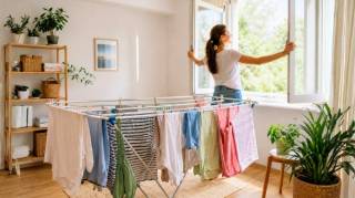 Faire s&eacute;cher son linge &agrave; l'int&eacute;rieur : la pi&egrave;ce o&ugrave; il ne faut absolument jamais l'&eacute;tendre