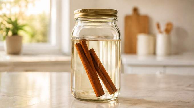 M&eacute;langez du vinaigre blanc et de la cannelle : cette astuce de m&eacute;nage vous garantit une maison propre et fra&icirc;che