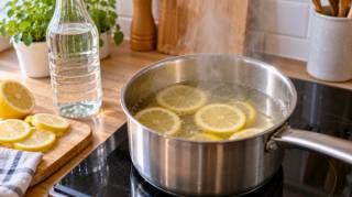 Faire chauffer du vinaigre blanc avec des rondelles de citron : à quoi ça sert et pourquoi c'est recommandé