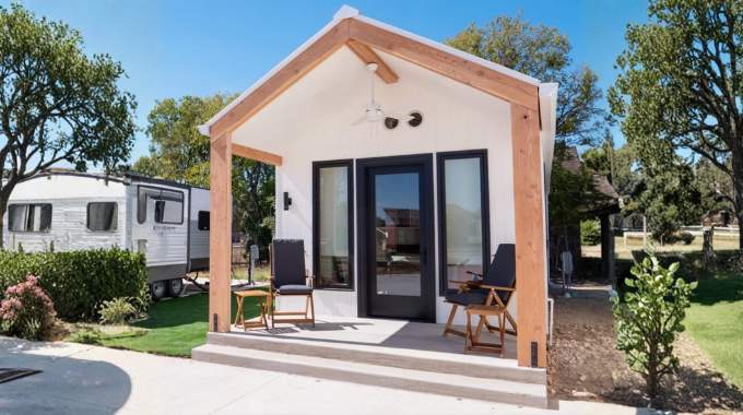 IKEA imagine une tiny house de 34 m2 pour permettre aux seniors pr&eacute;caires de vivre dignement