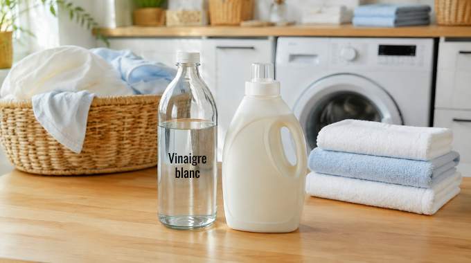 M&eacute;langer du vinaigre blanc et de la lessive : &agrave; quoi &ccedil;a sert et pourquoi c&rsquo;est recommand&eacute;