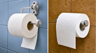 Quelle est la bonne mani&egrave;re de mettre le papier toilette   (la r&eacute;ponse pourrait vous surprendre)