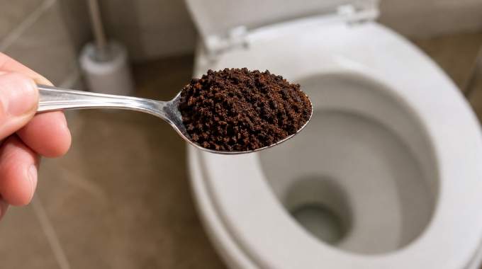 Une seule cuill&egrave;re suffit : Pourquoi de plus en plus de gens jettent le marc de caf&eacute; dans les toilettes