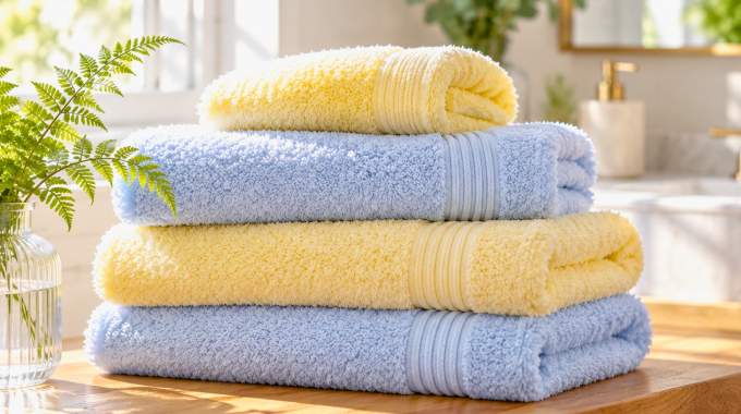 Adieu les serviettes r&ecirc;ches : j&rsquo;ai enfin trouv&eacute; l&rsquo;astuce pour garder la douceur de mon linge plus longtemps