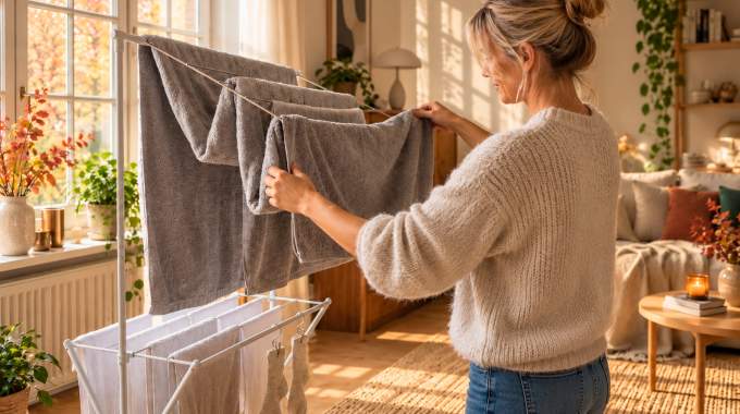 Depuis que j'&eacute;tends mon linge &agrave; la japonaise il s&egrave;che deux fois plus vite m&ecirc;me par le temps humide d'octobre