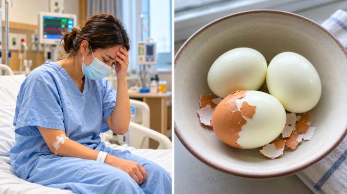 Elle a mang&eacute; des oeufs tous les jours pendant des mois - un simple contr&ocirc;le a r&eacute;v&eacute;l&eacute; un r&eacute;sultat de test sanguin choquant