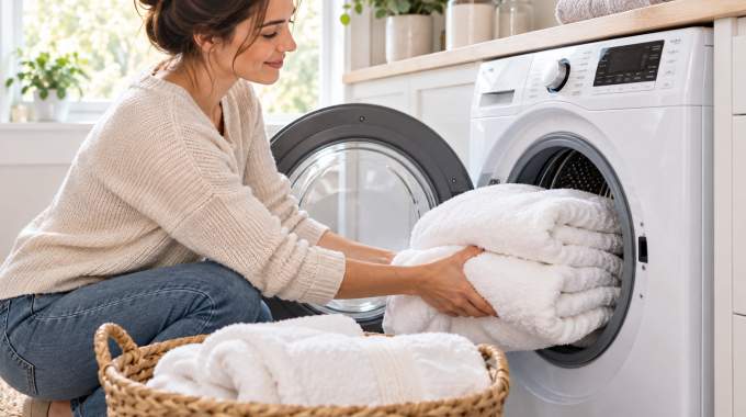 Gr&acirc;ce &agrave; cette astuce de grand-m&egrave;re vous allez pouvoir garder des serviettes de bain aussi douces et moelleuses qu'&agrave; l'h&ocirc;tel